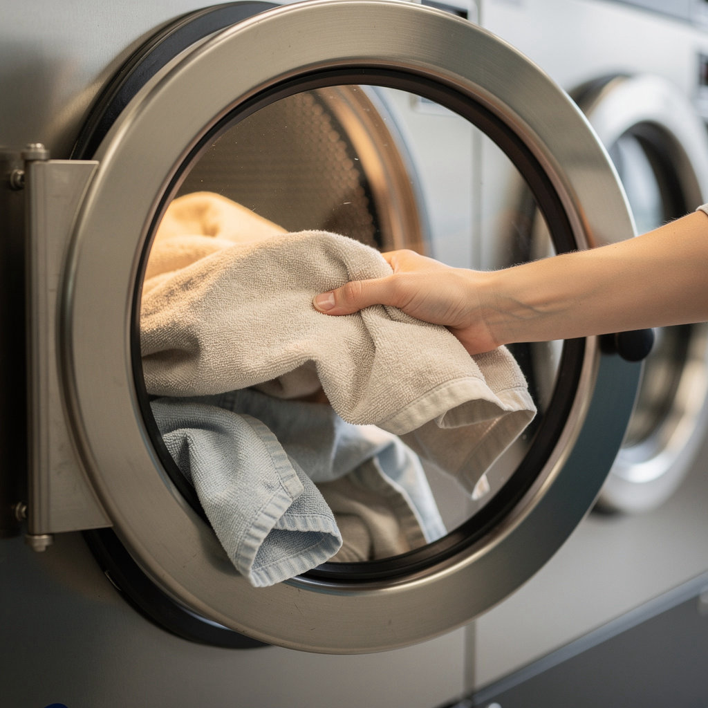 Johnnie & Ivy's Wash House modern drying machines for efficient self-service laundry in San Diego